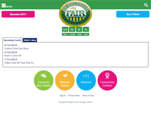 Tablet Screenshot of fresnofair.com